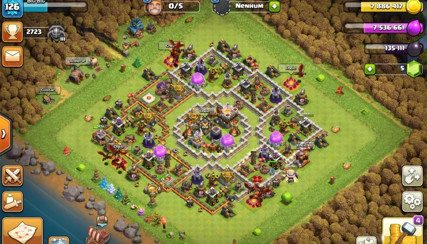 clash of clans cv11 barato