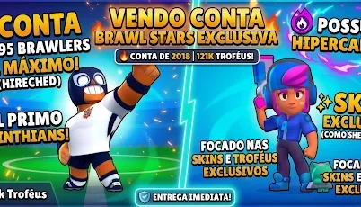 Conta Rara De 2018 - 121.375 Trofeus - Skins Unicas- Para Sa