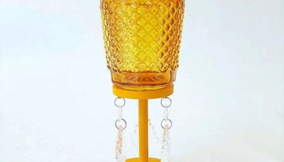 Castiçal Bico de Jaca - Amarelo - G