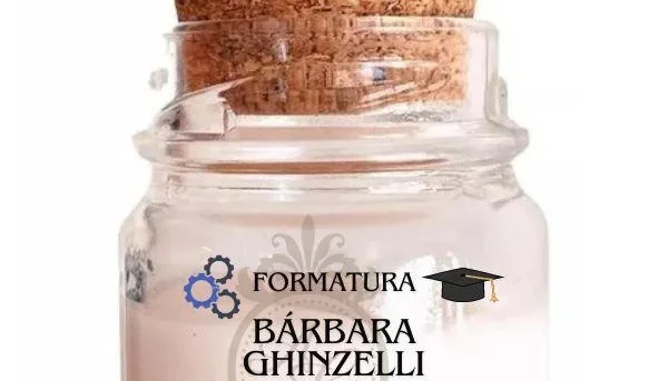 Mini Vela Aromática Personalizada Formatura