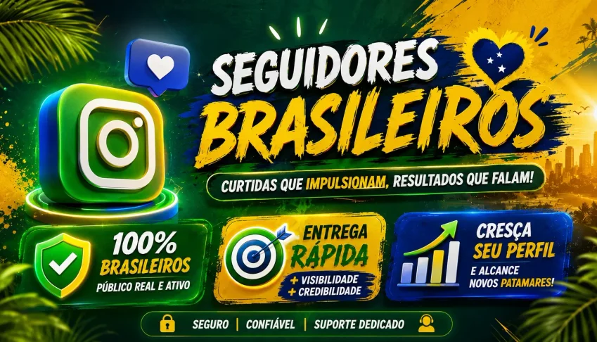 Compre 1000 Seguidores Instagram Brasileiros Reais