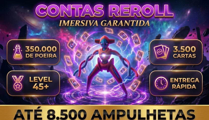 Contas Pokémon Tcg Pocket - Até 8.500 Ampulhetas + IM