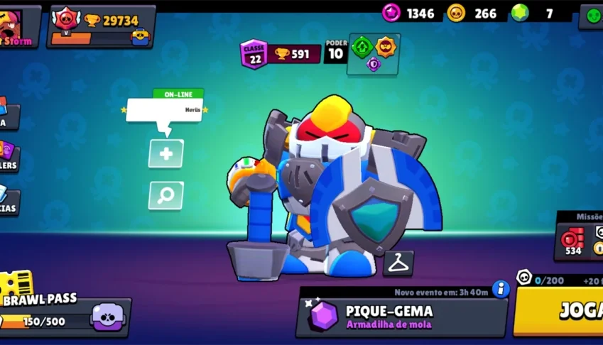 CONTA BRAWL STARS 30K + VÁRIOS PASSE