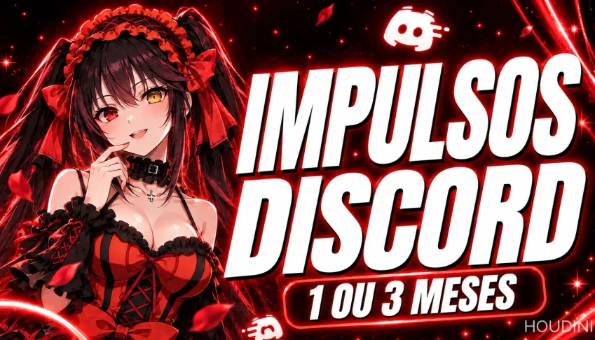 Impulsos Para Servidor Discord | 1 Mês / 3 Meses