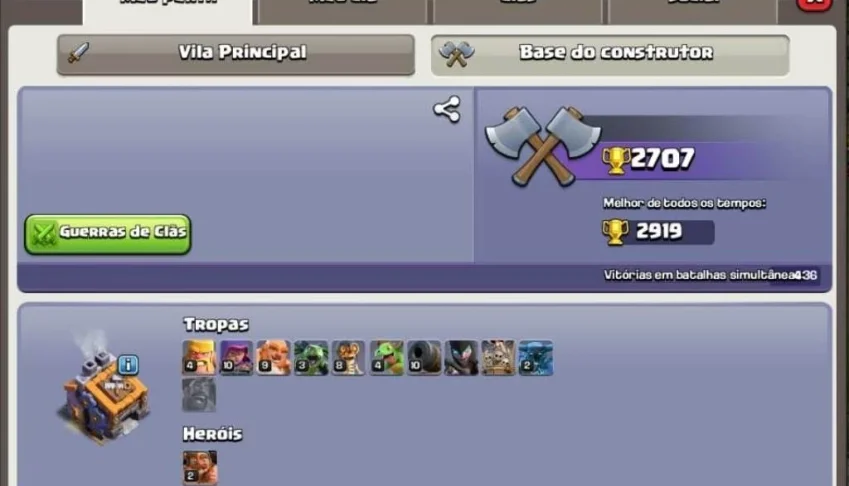 CLASH OF CLANS CV 10