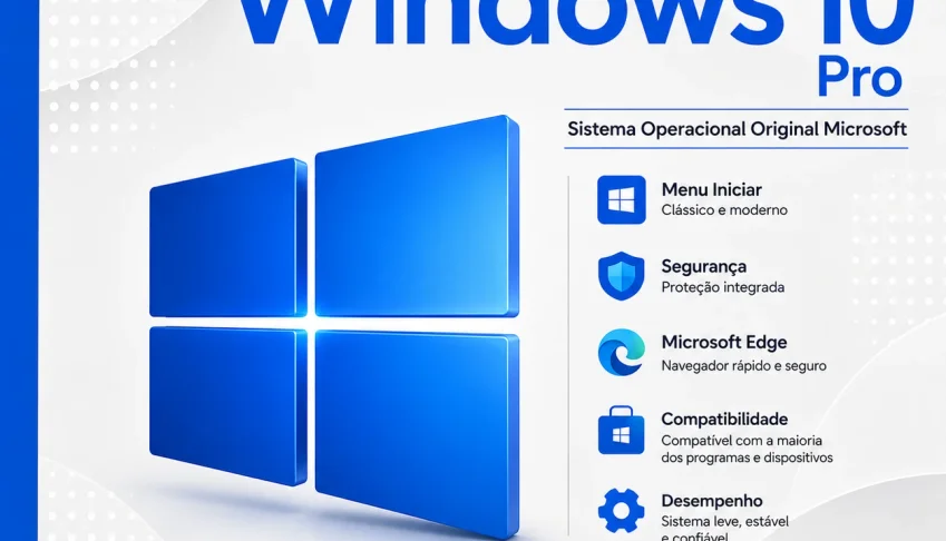 ⭐ Windows 10 Pro - Licença Original - Envio Imediato ⭐