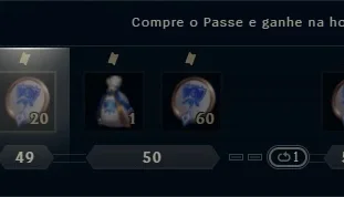 Conta LOL com passe qse todo feito, vários champs e espólios