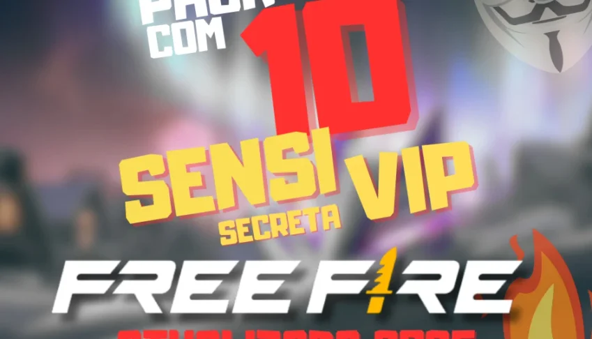 Pack Com 10 Sensi Para O Free Fire + Bônus