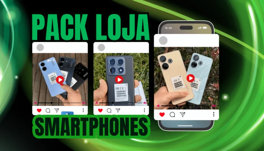 PACK VENDEDOR DE CELULAR - Criativos prontos, vídeos que ven