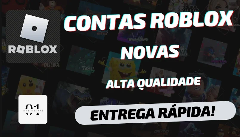 CONTAS ROBLOX NOVAS [ALTA QUALIDADE] + ENTREGA RÁPIDA
