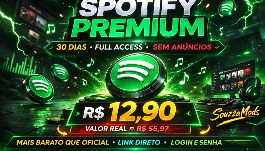 Spotify Premium Oficial – Sem Anúncios - 30 Days