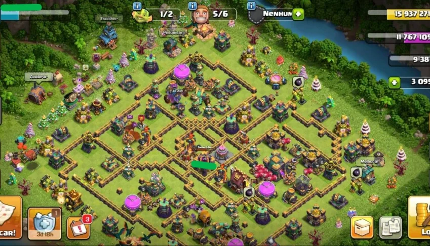 Conta Clash Of Clans Cv14