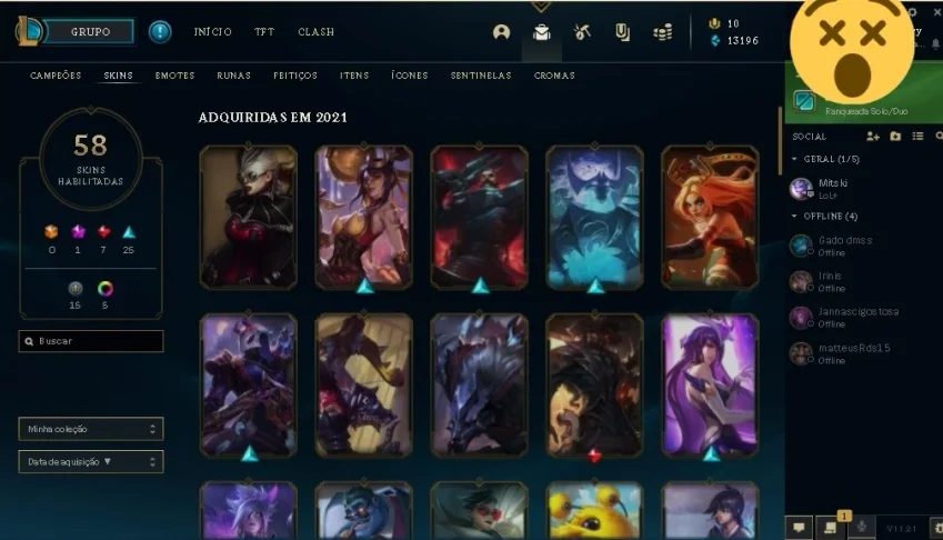 Conta de lol
