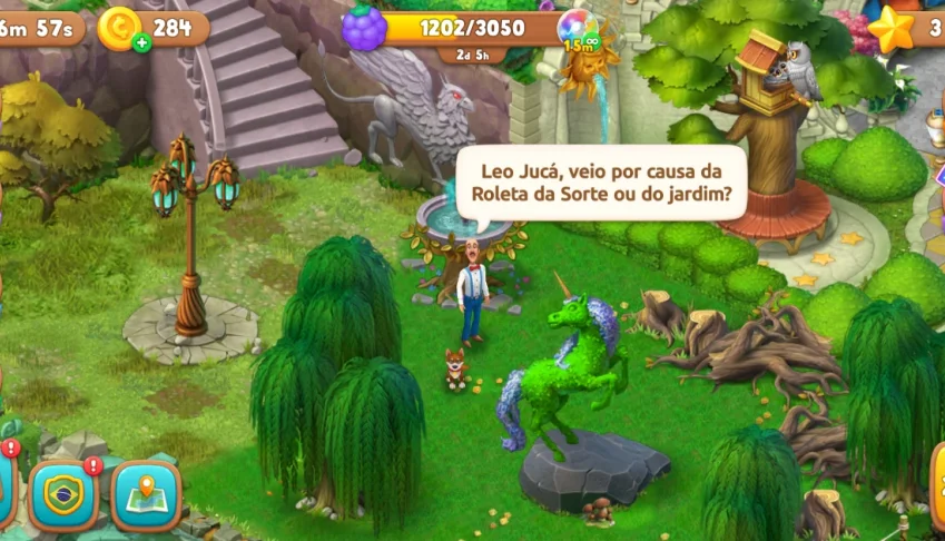 Conta Gardenscapes Level 2667 - Nível 15