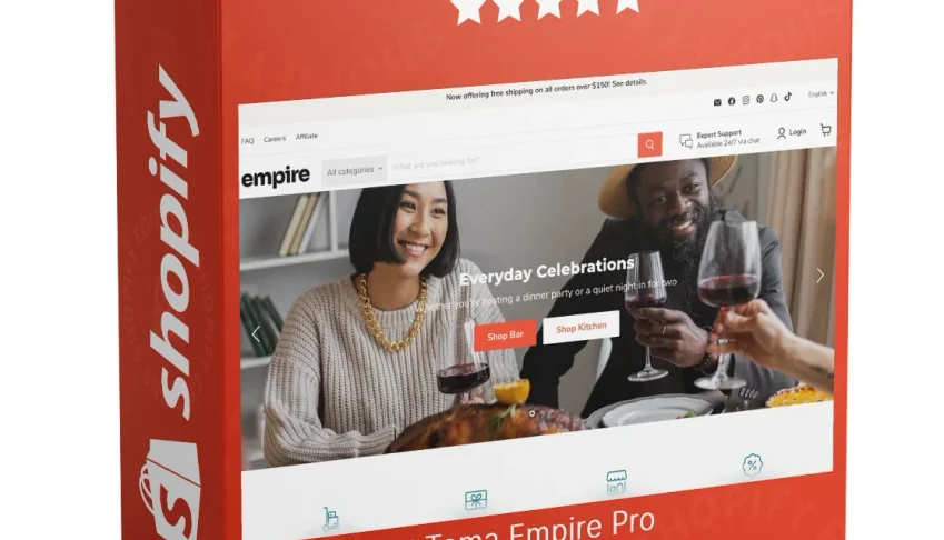 Tema Empire Shopify Atualizado + Chave de Ativação