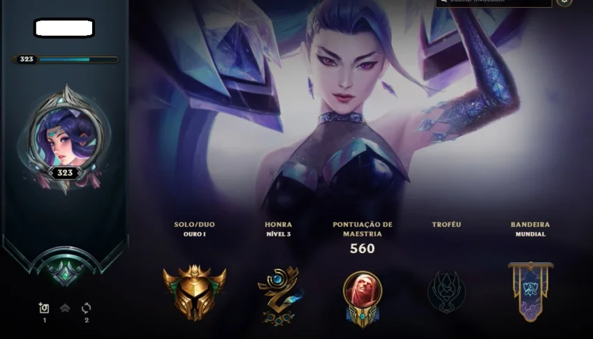 Conta c/ zoe prestigio, 4 skins ultimate, 282 skins+