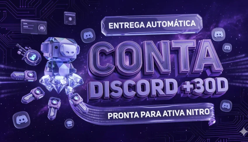 Contas Discord +30D para ativaçao do nitro