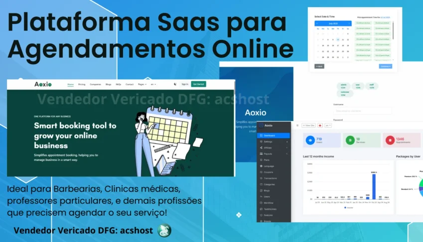 Plataforma SaaS de Agendamento Online