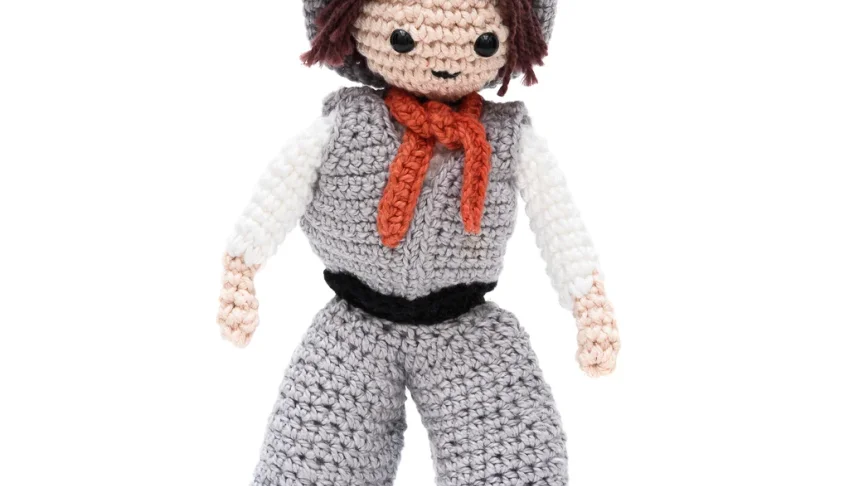 Boneco Gauchinho em Amigurumi