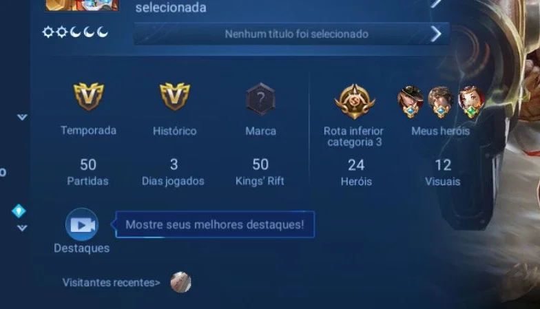 Conta Elite Mestre V - 96% Win Rate