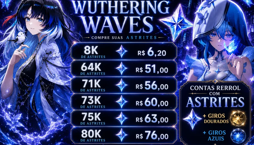 🌠 Contas Rerrol Wuthering Waves Ate 81K + Giros