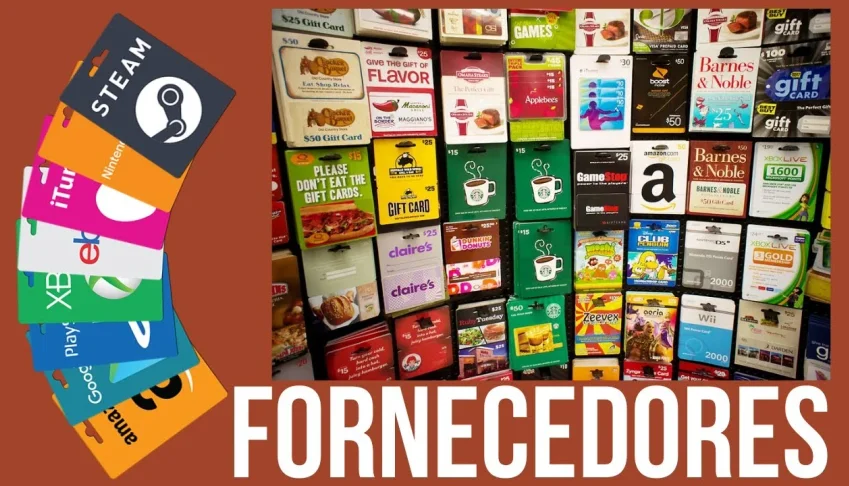 A MELHOR LISTA DE FORNECEDORES DE GIFT CARD