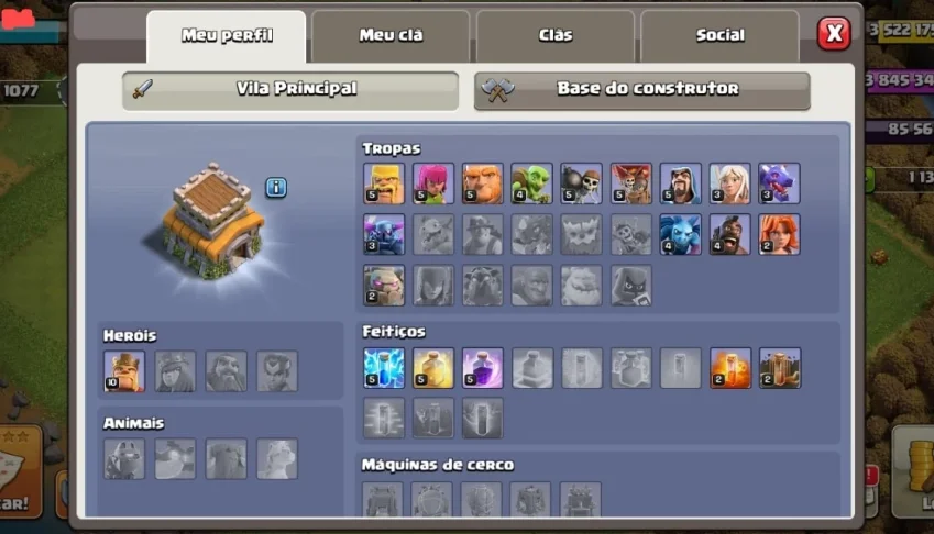 VENDO CONTA CLASH OF CLANS CV8 FULL