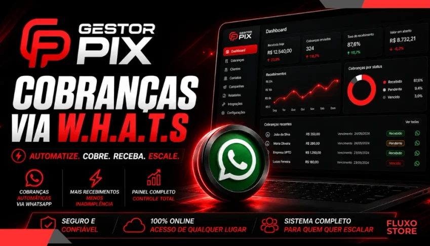 Gestor Pix SaaS – O Sistema de Cobranças Via W.H.A.T.S