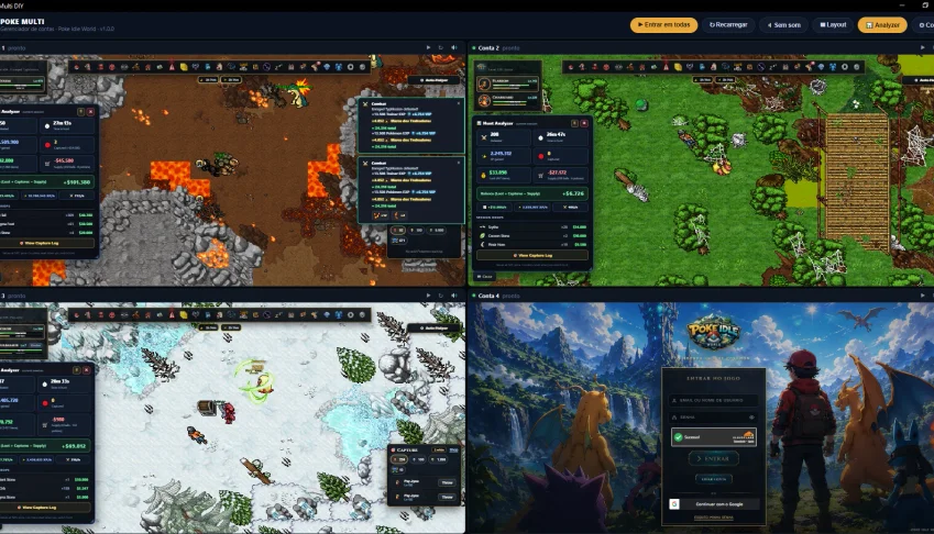 Poke Multi Client para Poke IdleWorld
