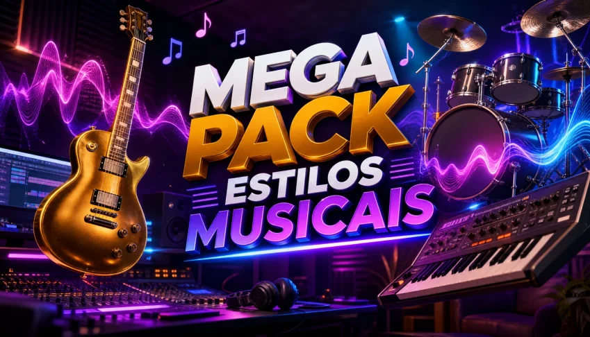 🎧 Mega Pack Estilos Músicais, o Maior conteúdo Online 1.4TB