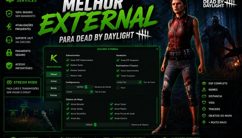 Hack Dead by Daylight - Atualizado Todos Dias [Agosto] 2026