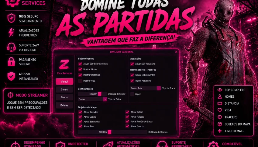 Hack Dead by Daylight - Atualizado Todos Dias Setembro 2026
