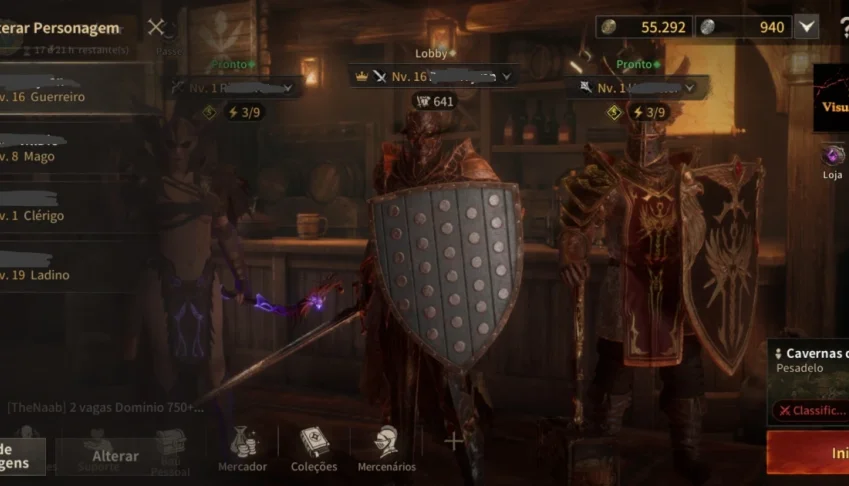 Conta no Abyss Dungeon