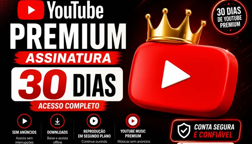 (PROMOÇÃO) Youtube Premium 30 dias no seu email