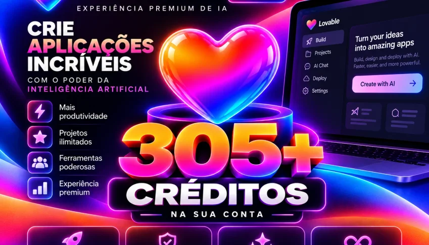 Lovable Pro Lite + 304 Creditos