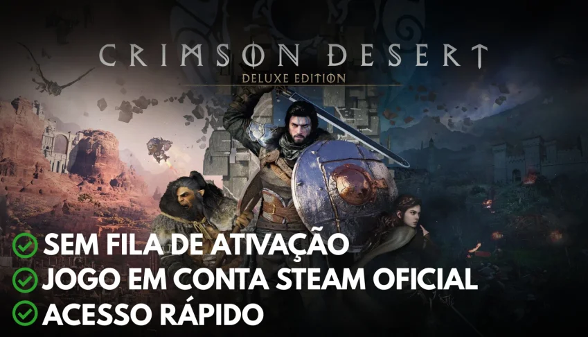 Crimson Desert em conta Steam Oficial