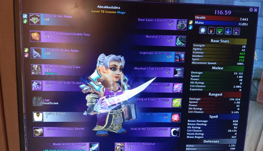 Conta Wow Tbc Aniver