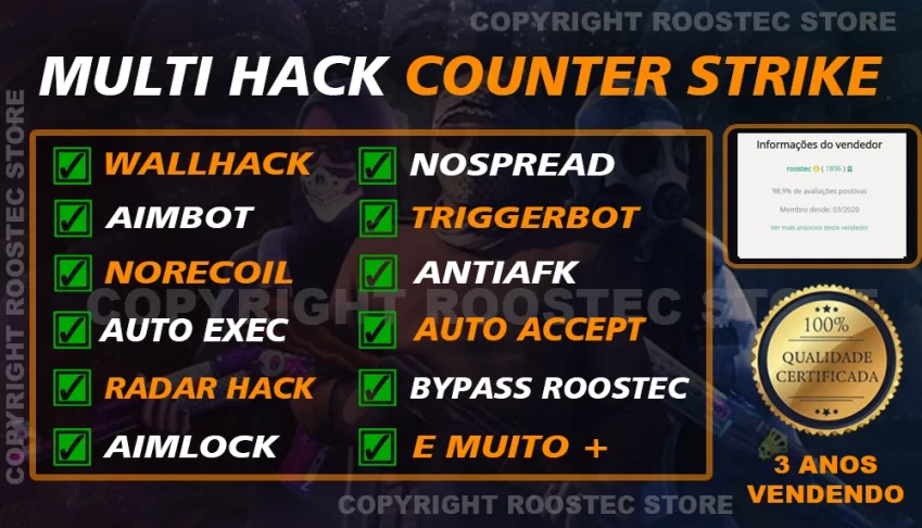 CHEAT HACK CS 2 ATUALIZADO 2026
