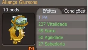 VENDO ALIANÇA GLURSONA (EXO PA)