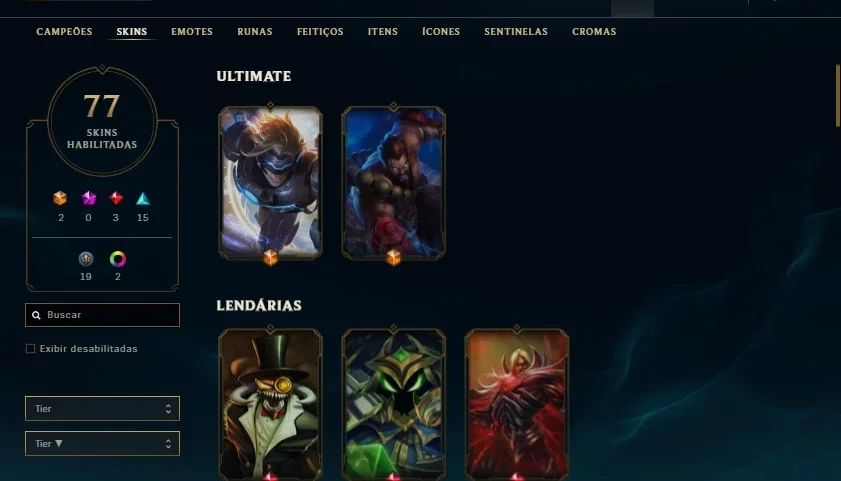 CONTA LOL