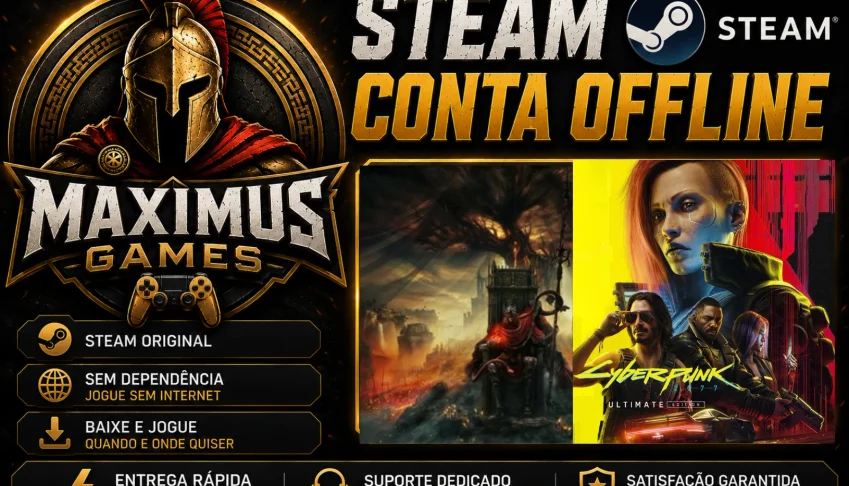 Steam compartilhada - Cyberpunk+dlc e Elden RIng+DLc