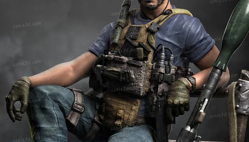 SOAP ( Call of Duty ) - STL Files 3d