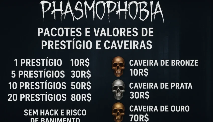 UP level prestigio Phasmophobia (Only Steam)