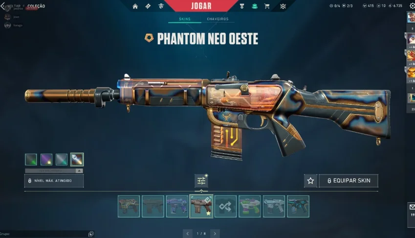 Conta Valorant Com Várias Skins