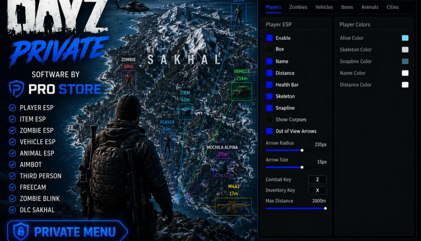 Hack Dayz Private External 1X Mensal