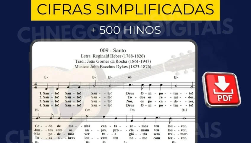 Cantor Cristão Cifrado PDF: +500 Hinos Simplificados
