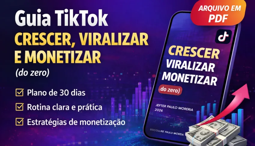 Guia TikTok: Estratégia de Crescimento e Monetização – eBook