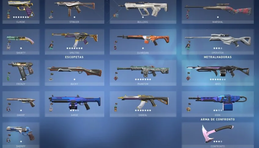 Conta Riot, Lol com 182 skin, Valorant com Skin tbm