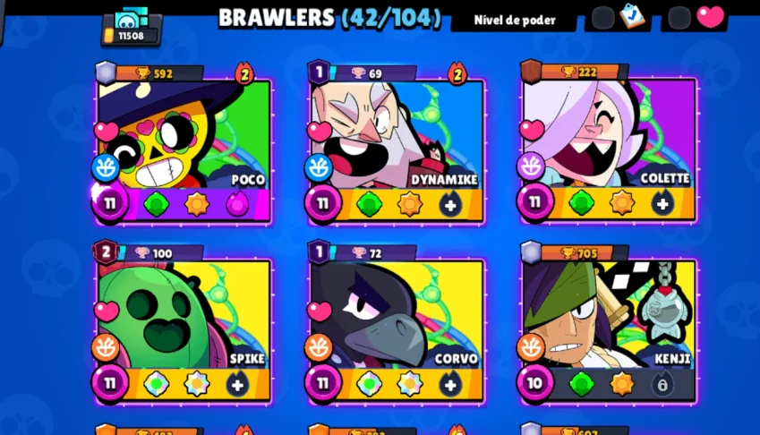 Spike e Crow Max Buffies + Kenji - 43/104  | 11.5K troféus