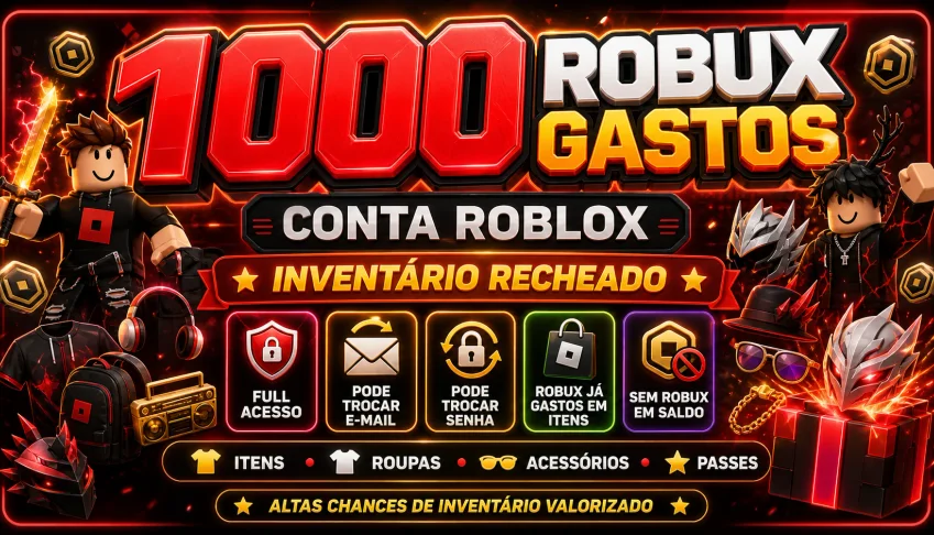 Roblox — 1000 Robux Gastos